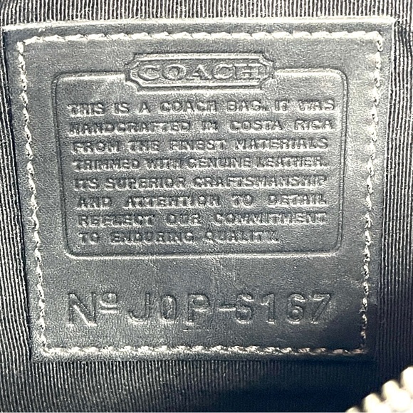 *RARE* Vintage Coach! 🖤 2000 Wool & Leathered Tote - Picture 10 of 15